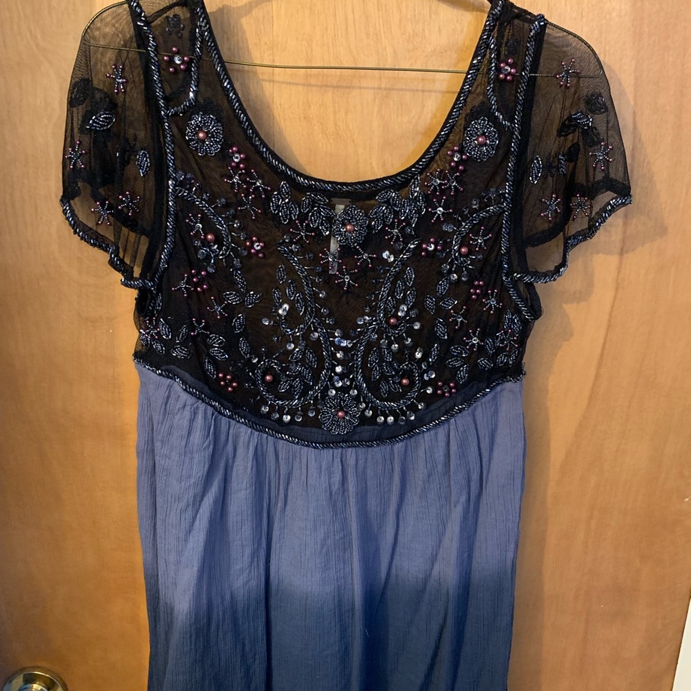 Free people ombré beaded dress